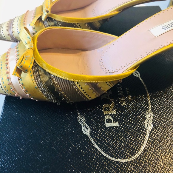 Prada ribbon wrapped high heel mules - Picture 5 of 5